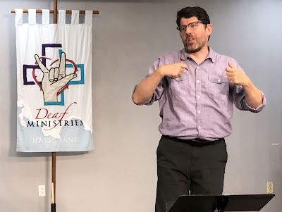 Rev. Dr. Kirk VanGilder speaking at the UMCD Conference